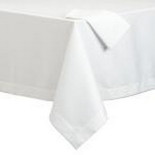 Tablecloth Avila White 52 X 52 Inch 53P93400 DZ/12