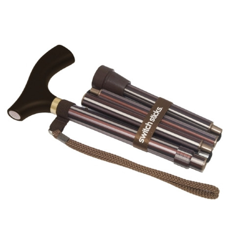 Folding Cane Switch Sticks Aluminum 32 to 37 Inch Kensington 502-2000-5104 Each/1 Folding Cane Switch Sticks Aluminum 32 to 37 Inch Kensington 502-2000-5104 Each/1