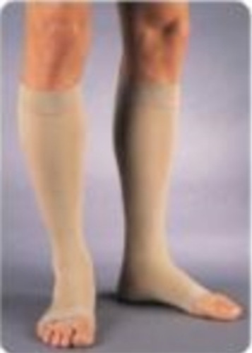 Compression Stockings JOBST Relief Knee High Large Black Closed Toe 114738 Pair/1