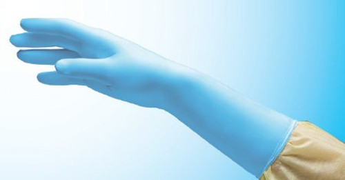 Exam Glove NitriDerm EC Sterile Pair Blue Powder Free Nitrile Ambidextrous Smooth Chemo Tested Medium 114200 Box/50