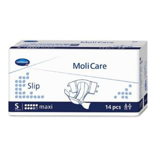 Adult Incontinent Brief MoliCare Slip Maxi Tab Closure Small Disposable Heavy Absorbency PHT165531 Case/56