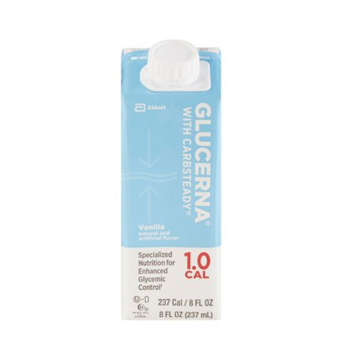 Oral Supplement Glucerna 1.0 Cal Vanilla 8 oz. Recloseable Tetra Carton Ready to Use 64913 Case/24