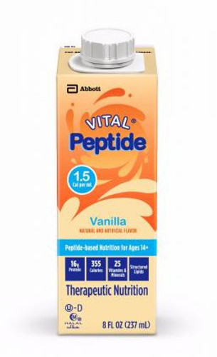 Oral Supplement Vital Peptide 1.5 Vanilla 8 oz. Carton Ready to Use 66236 Each/1