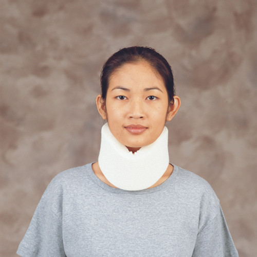 Cervical Collar DeRoyal Medium Density Large Contoured 3 Inch Height 18 Inch Length 1057-04 Each/1