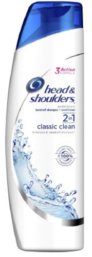 Dandruff Shampoo Head and ShouldersClassic Clean 13.5 oz. Squeeze Bottle Scented 37000913559 Each/1