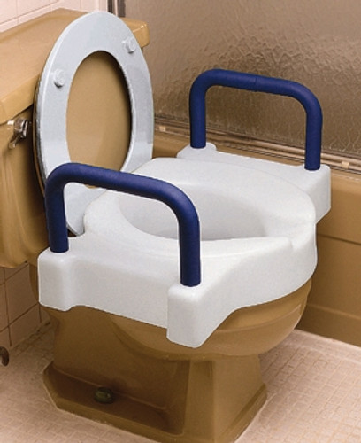 Toilet Seat Tall-ette Extra Wide 22-1/2 Inch W Contoured Soft Foam Armrests 725891000 Each/1