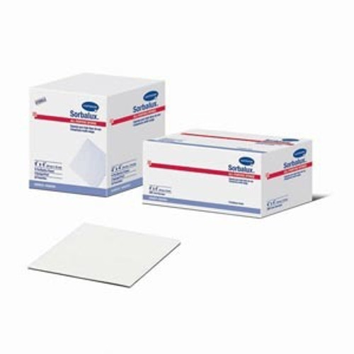 Gauze Sponge Sorbalux Polyester / Rayon 4-Ply 3 X 3 Inch Square Sterile 48870000 Pack/100