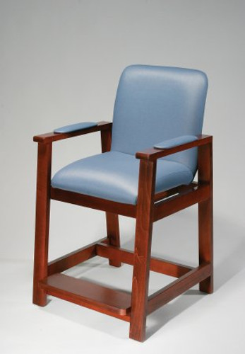 Hip High Chair Drive Blue Fixed Armrests Vinyl 17100 Each/1