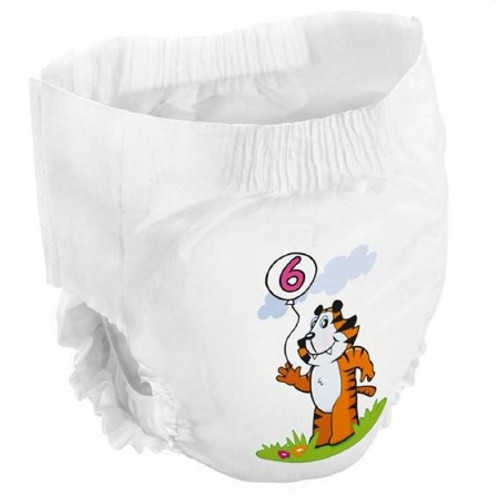 Unisex Youth Training Pants Bambo Nature Pull On X-Large Disposable Heavy Absorbency 310139 Case/90