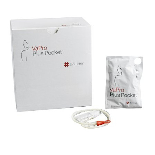 Urethral Catheter VaPro Plus Pocket Straight Tip Hydrophilic Coated Phthalates-Free PVC 12 Fr. 16 Inch 71124-30