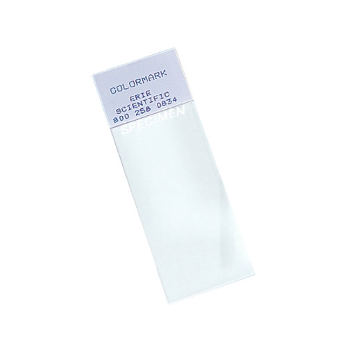 Microscope Slide Colormark 25 X 75 X 1 mm White End CM-4951W-001