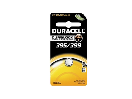 Silver Oxide Battery Duracell 395 / 399 Button Cell 1.5V Disposable 1 Pack D395/399PK