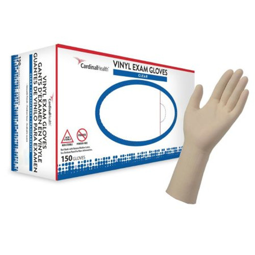 Exam Glove Large NonSterile Vinyl Standard Cuff Length Smooth Clear Not Chemo Approved 8888DOTP