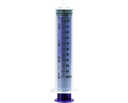 Irrigation Syringe Vesco 60 mL Individual Pack Enfit Tip Without Safety VED-660