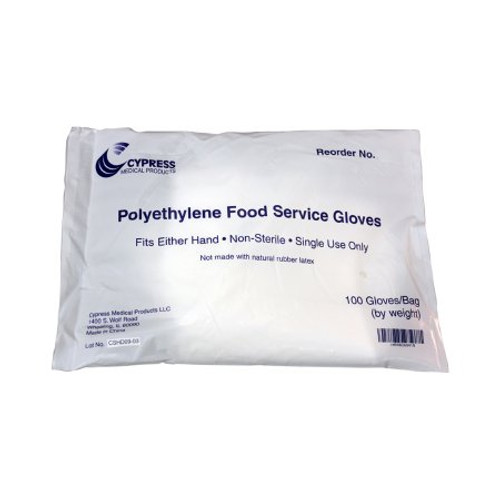 Food Service Glove Food Guard Large Textured Grip Clear Polyethylene 26-06