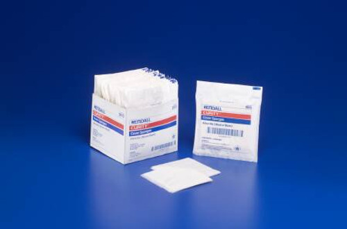 Nonwoven Sponge Curity Nonwoven Cellulose 4-Ply 3 X 3 Inch Square NonSterile 1700