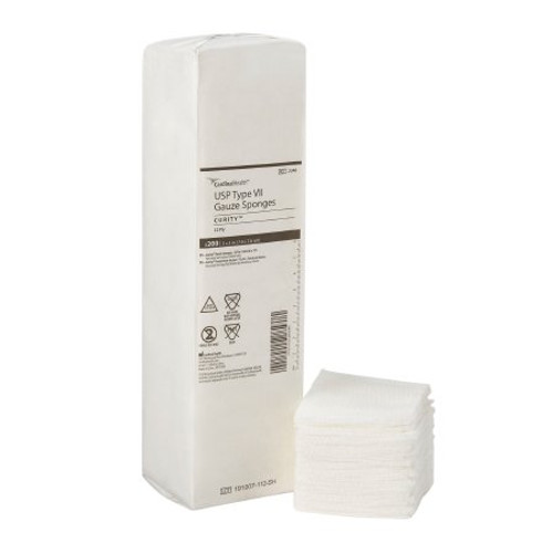 USP Type VII Gauze Sponge Curity Cotton 12-Ply 3 X 3 Inch Square NonSterile 2346-