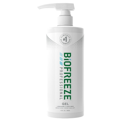 Topical Pain Relief Biofreeze Professional 5% Strength Menthol Topical Gel 32 oz. 13429