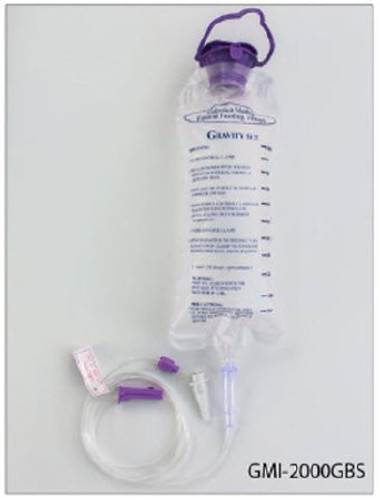 Gravity Feeding Bag Set with ENFit Connector Generica 1000 mL GMI2000GBS