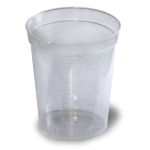 Urine Specimen Container with Pour Spout 72 X 87 mm Polypropylene 192 mL 6.5 oz. Without Closure Unprinted NonSterile 0465-1100