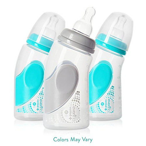 Baby Bottle Evenflo Advanced 6 oz. Plastic 1146311