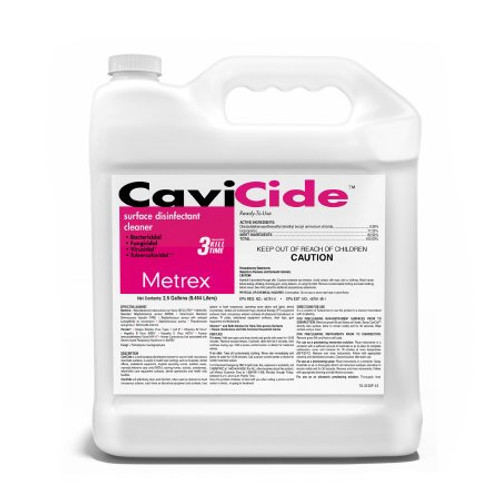 CaviCide Surface Disinfectant Cleaner Alcohol Based Manual Pour Liquid 2.5 gal. Jug Alcohol Scent NonSterile 13-1025