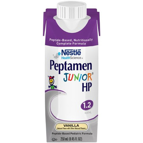 Pediatric Oral Supplement / Tube Feeding Formula Peptamen Junior HP Vanilla Flavor 8.45 oz. Carton Ready to Use 00043900544588