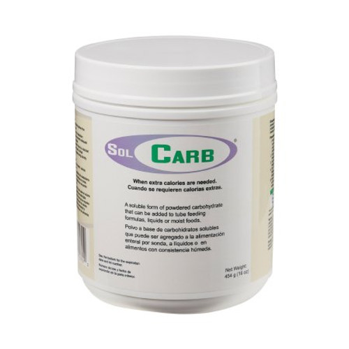 Oral Supplement / Tube Feeding Formula SolCarb Unflavored Powder 454 Gr Jar 7001-N