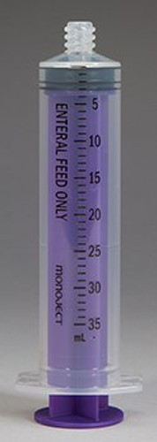 Enteral Feeding / Irrigation Syringe Monoject 35 mL Blister Pack Enfit Tip Without Safety 435SE