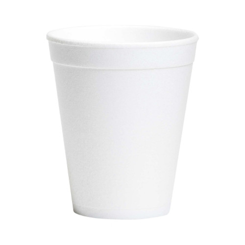 Drinking Cup WinCup 10 oz. White Styrofoam Disposable H10S