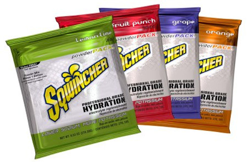 Electrolyte Replenishment Drink Mix Sqwincher Powder Pack Assorted Flavors 9.53 oz. X384-MC600