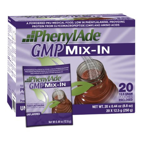 PKU Oral Supplement PhenylAde GMP Mix-In Unflavored 12.5 Gram Individual Packet Powder 116130