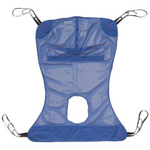 Full Body Commode Sling McKesson 4 or 6 Point Without Head Support X-Large 600 lbs. Weight Capacity 146-13221XL