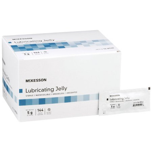 Lubricating Jelly McKesson 5 Gram Individual Packet Sterile 16-8946