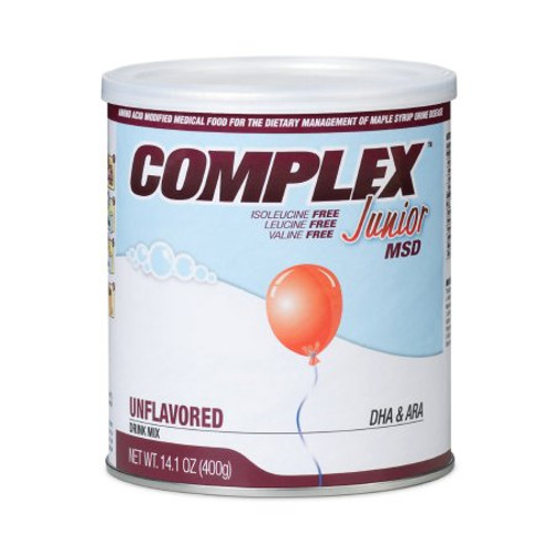 MSUD Oral Supplement Complex Junior MSD Unflavored 400 Gram Can Powder 120911