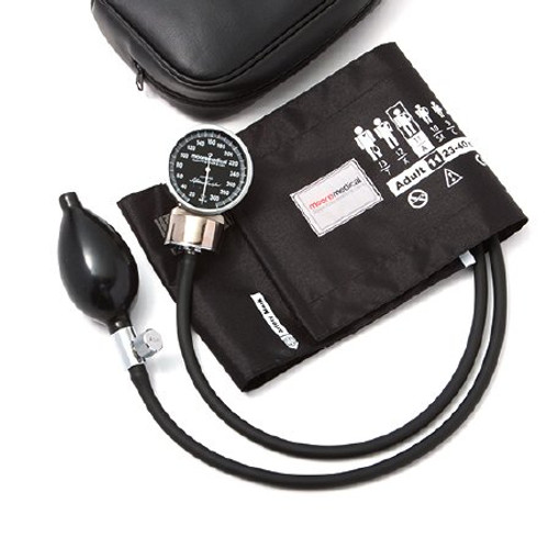 Aneroid Sphygmomanometer with Cuff Pocket Size Hand Held Adult Large Cuff 700-11ABKMM Aneroid Sphygmomanometer with Cuff Pocket Size Hand Held Adult Large Cuff 700-11ABKMM