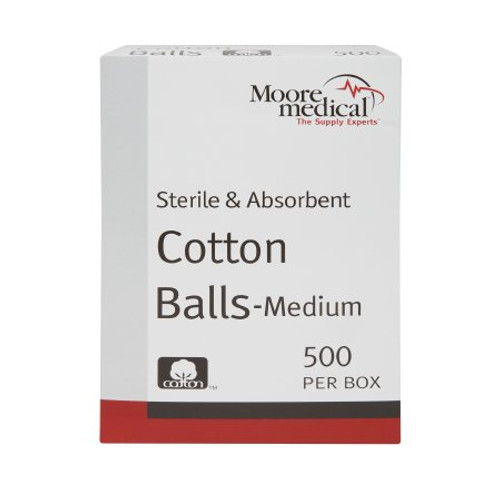 Cotton Balls McKesson Medium Cotton Sterile 187115P