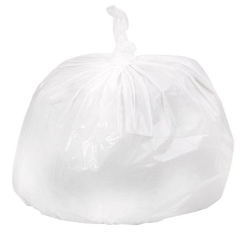 Trash Bag Colonial Bag Tuf 45 gal. White LLDPE 0.75 Mil. 40 X 46 Inch X-Seal Bottom Coreless Roll CRW46X Case/100