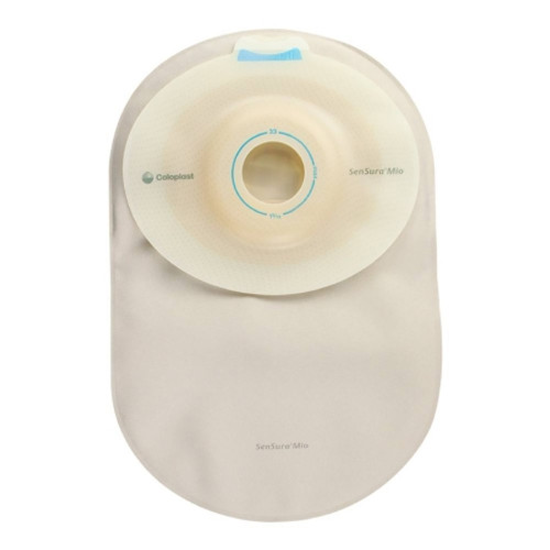 Filtered Ostomy Pouch SenSura Mio Convex One-Piece System 8-1/4 Inch Length Maxi 1-1/8 Inch Stoma Closed End Convex Light Pre-Cut 16331 Box/10 Filtered Ostomy Pouch SenSura Mio Convex One-Piece System 8-1/4 Inch Length Maxi 1-1/8 Inch Stoma Closed End Convex Light Pre-Cut 16331 Box/10