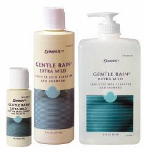 Shampoo and Body Wash Gentle Rain Extra Mild 4 oz. Flip Top Bottle Scented 7229 Box/36