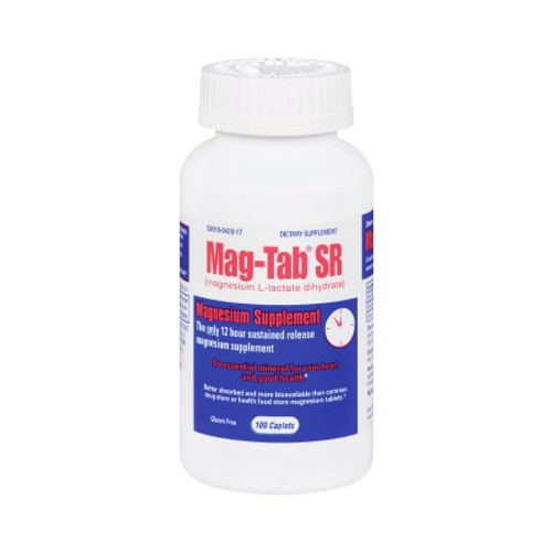 Mineral Supplement Mag-Tab SR Magnesium 84 mg Strength Tablet 100 per Pack 59016042019 Box/100