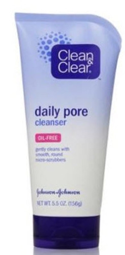 Facial Cleanser Clean Clear Daily Pore Liquid 5.5 oz. Tube Scented 00381371029594 Case/24