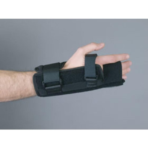Wrist Splint with MP Block Freedom Comfort Fabric / Foam Left Hand Black Small / Medium 5911 Each/1