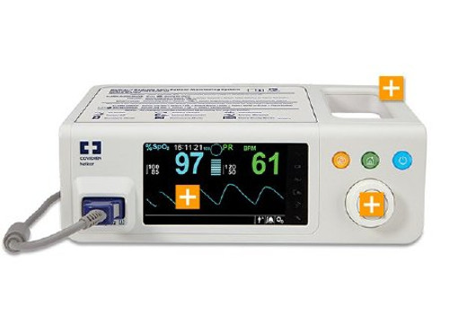 Pulse Oximeter Nellcor AC Power / Battery Operated Audible and Visible Alarm PM100N-MAXN-CC Each/1