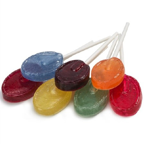 Sugar-Free Lollipop Dr. John s Red Raspberry / Cherry / Orange / Lemon / Lime / Blue Raspberry / Grape Flavors 2.5 lb. SOCFC100.2 Bag/1