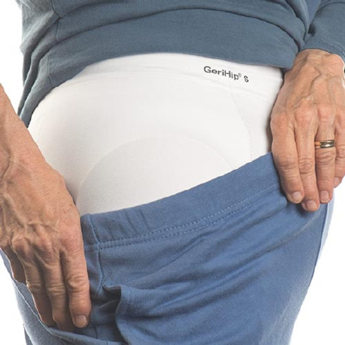 Hip Protection Brief with Pads GeriHip PPI-RAP Brief Small White 36-100 Each/1