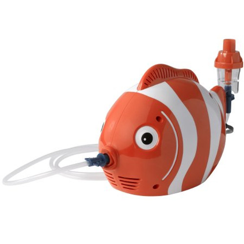 Drive Fish Compressor Nebulizer System Small Volume 10 mL Medication Cup Pediatric Aerosol Mask Delivery 18090-FS Each/1