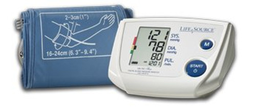 Blood Pressure Monitor LifeSource Automatic Inflation Small Adult / Child Small Cuff UA-767PVS Each/1