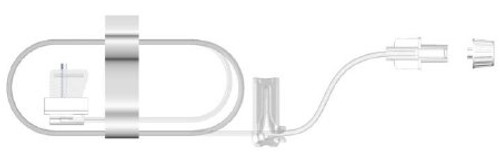 Subcutaneous Infusion Set SAF-Q 24 Gauge 9 mm 36 Inch Tubing Without Port SAF-Q-109-G24 Box/50