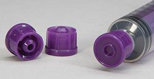 Syringe Tip Cap Purple Polyolefin Plastic Non-sterile Disposable 400BE Case/1000